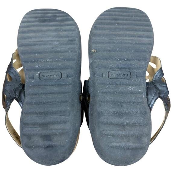 Rockport Ridge Sling Slingback Thongs Sandals Black Womens Shoes Studded sz 9 - Picture 16 of 16